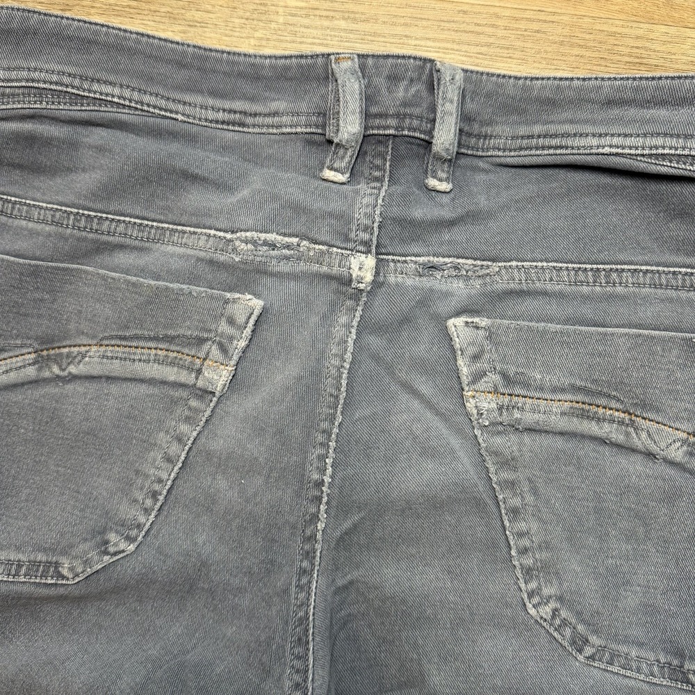Diesel Iakop Jeans Men 33x32 Blue Slim Tapered Stretch Denim Pants Preppy 0111D - Picture 5 of 16